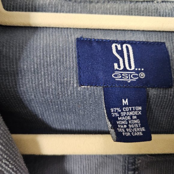 So...GSJC -- Blue Corduroy Light Jacket - Picture 3 of 4